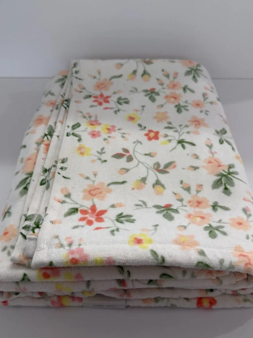 Laura Ashley Evie Pink Floral Cotton Bath Towel 28